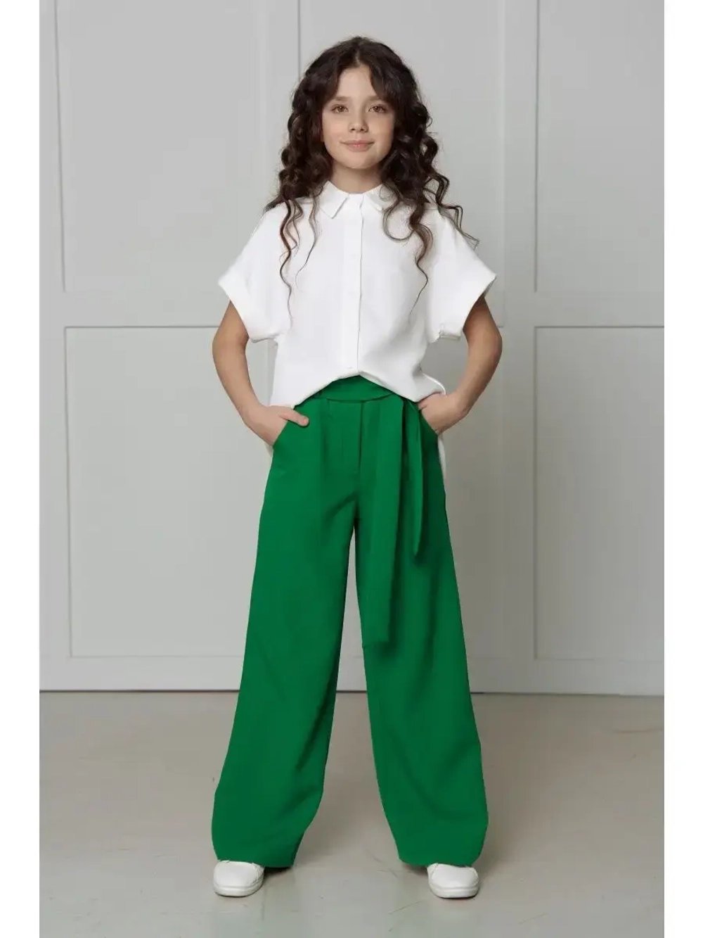 Костюм с брюками палаццо