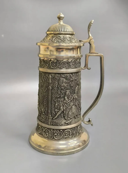 Кружка для пива (большая) "Романтика" Германия BMF - ZINN