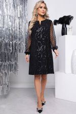Платье "Моника" (блэк) П7767 LT Collection (Акция)