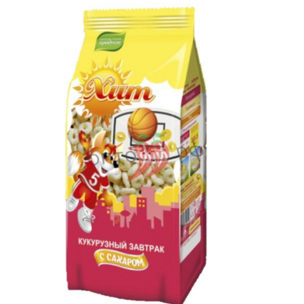 Завтрак Хит кукурузные хлопья с сахаром 150 гр