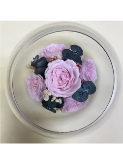 Натуральные пионы в стекле, вакуум