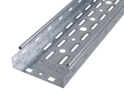 Лоток перфорированный 100х80 L3000, RAL8017