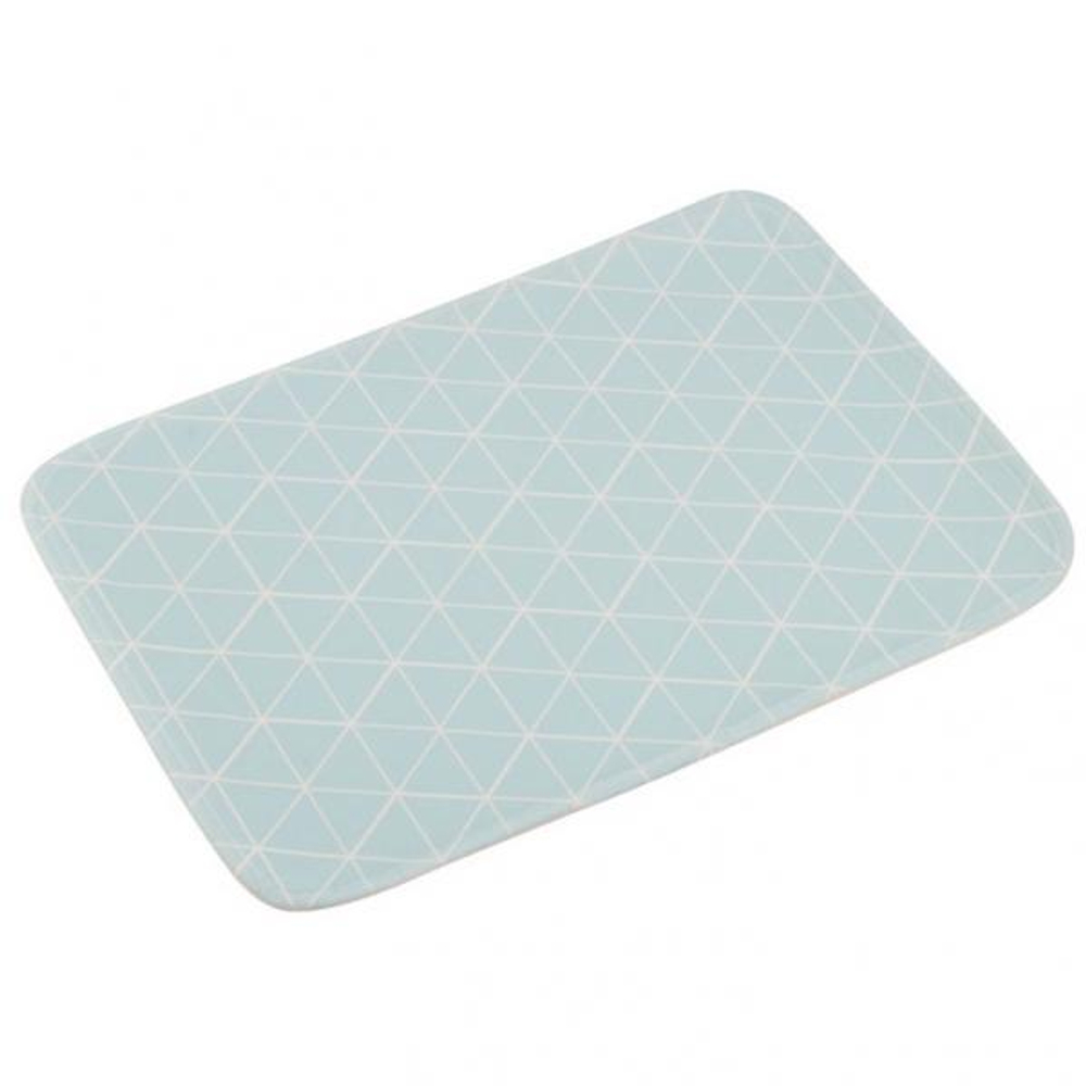 Коврик для ванной "BLUE" 40x60см бирюзовый Рыжий кот