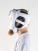 Шлем боксерский LEADERS LS MEX BK/WH 1/2 (черный/белый)