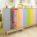 Кармашки-органайзер в шкафчик для детского сада ЮНЛАНДИЯ, увеличенный размер, 26х80 см, "Best friends", 27107, 271072