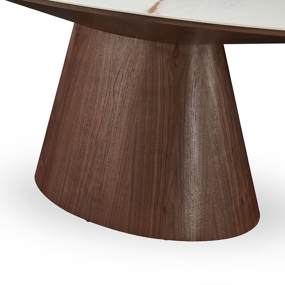 Стол DT2483 (230) глянцевая керамика CARRARA