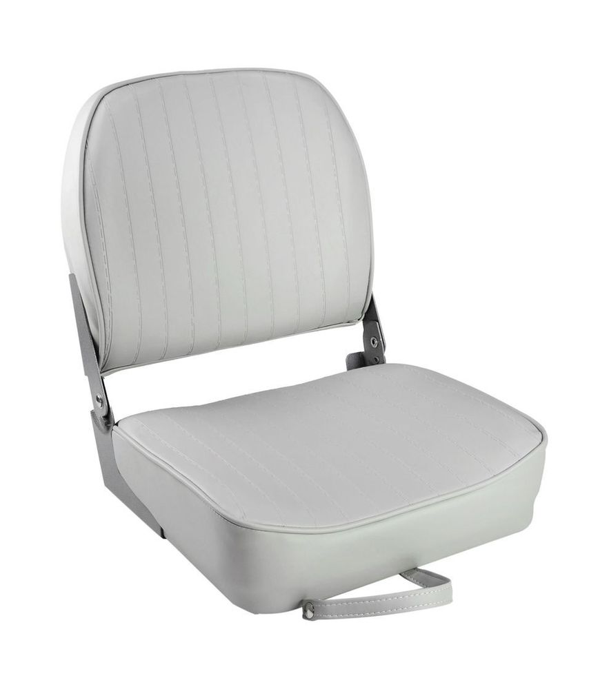 Кресло складное мягкое ECONOMY с низкой спинкой, цвет серый