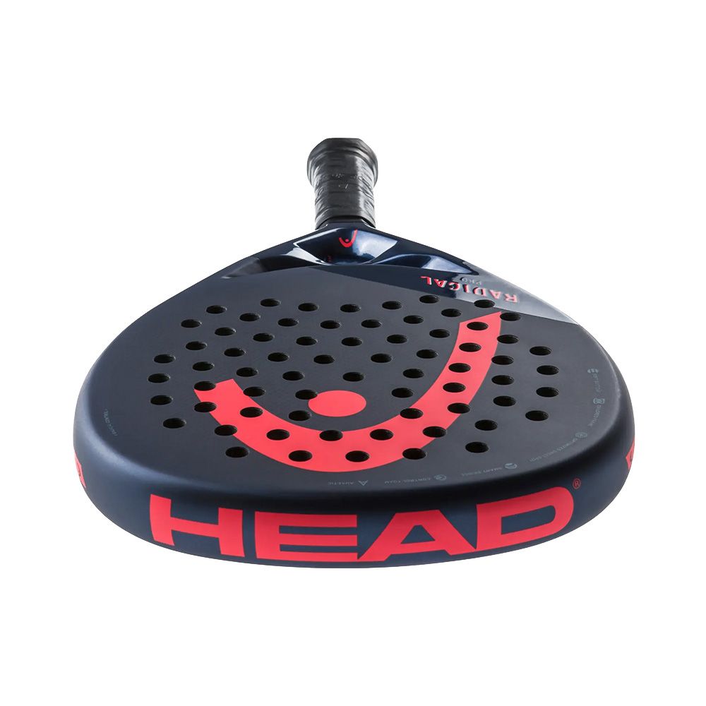 Ракетка для падела HEAD Radical Pro, 222034, для продвинутых игроков, карбон, темносине-красный