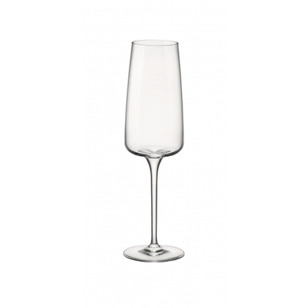 Bormioli Rocco PLANEO бокалы для шампанского FLUTE 250мл, набор 4 шт.