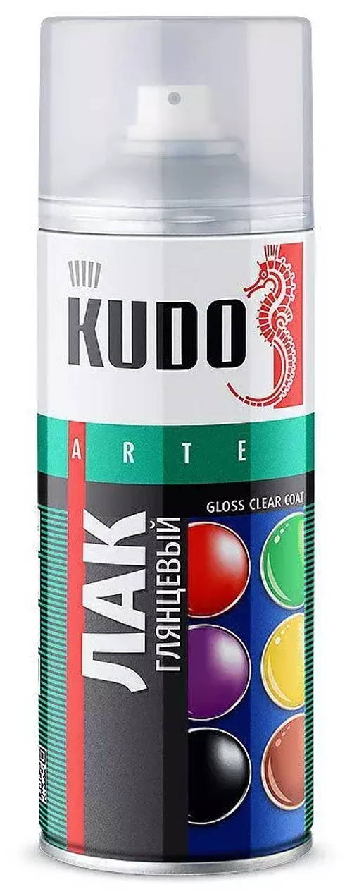 KU-9002 Лак  аэроз. акриловый универсальный (0,52л)