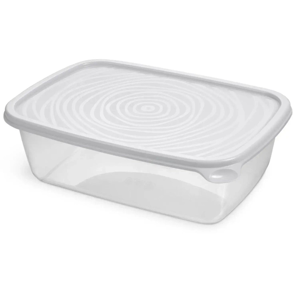 Контейнер прямоугольный «Романо» 1,6л светло-серый С852СЕР