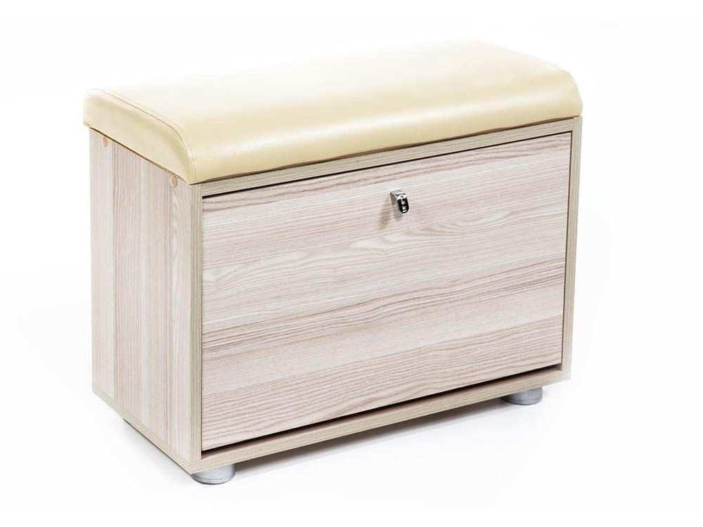 Обувница МС-1 ясень светлый/крем