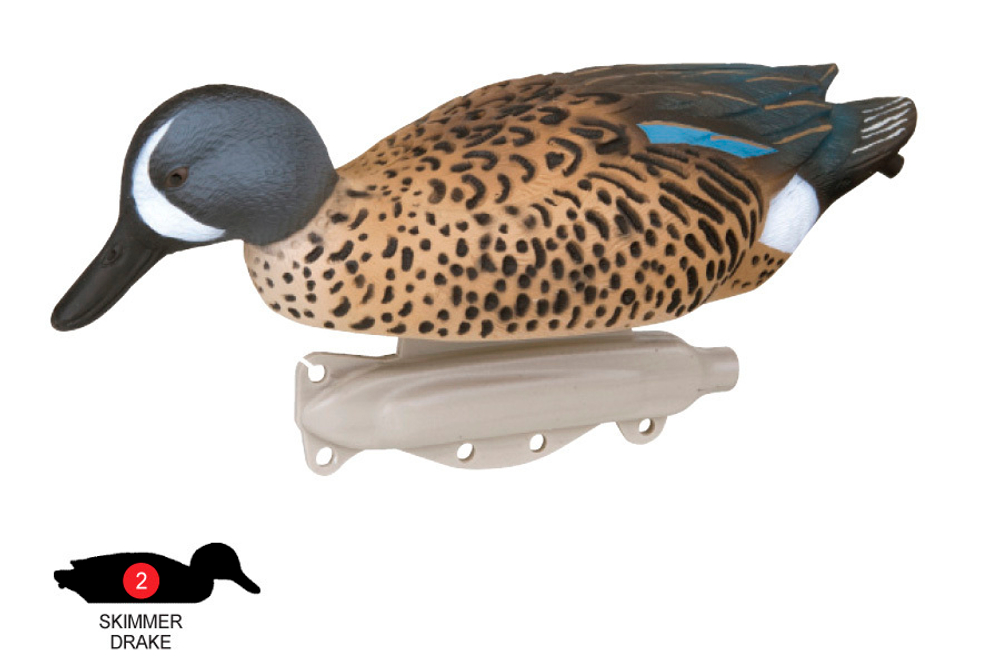 Набор уток FLAMBEAU Classic Blue Winged Teal 8016SUV (6)