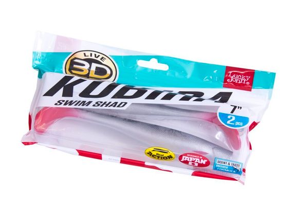 Виброхвосты LJ 3D Series KUBIRA SWIM SHAD 7,0in (17,50)/PG39 2шт.