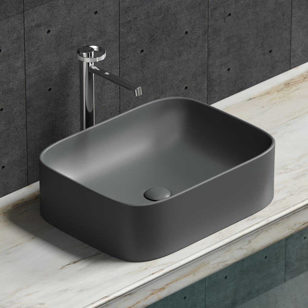Раковина Ceramica Nova Element 50 см CN6052MDH темный антрацит