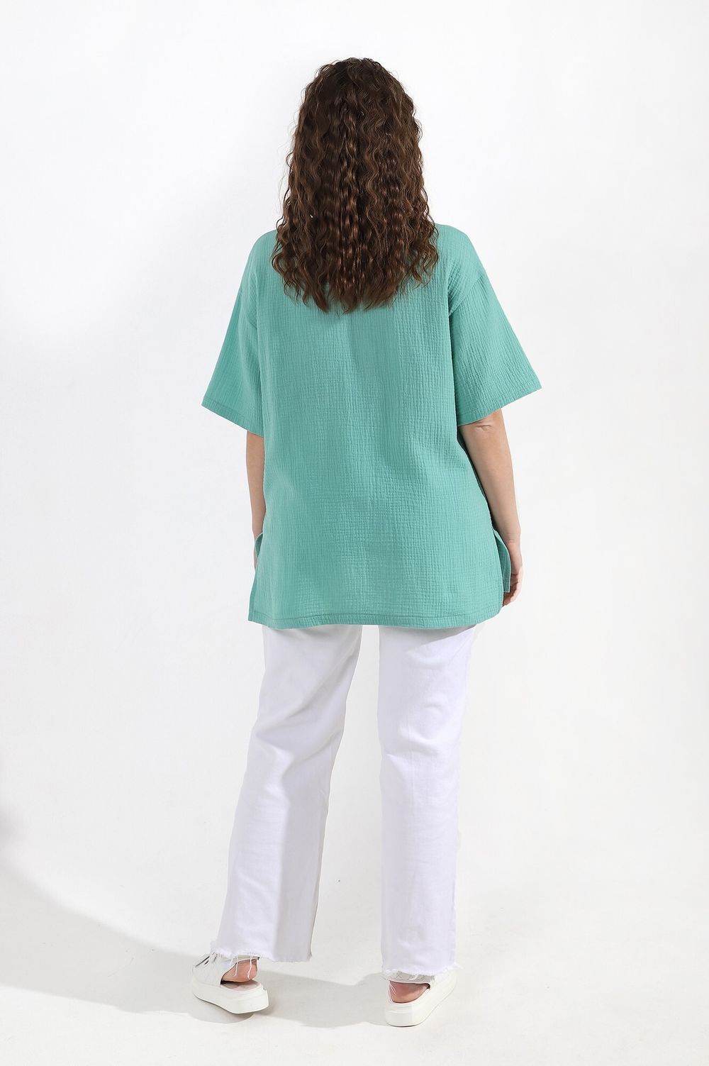 Блузка Виола-1 Виотекс ЗЕЛЁНЫЙ