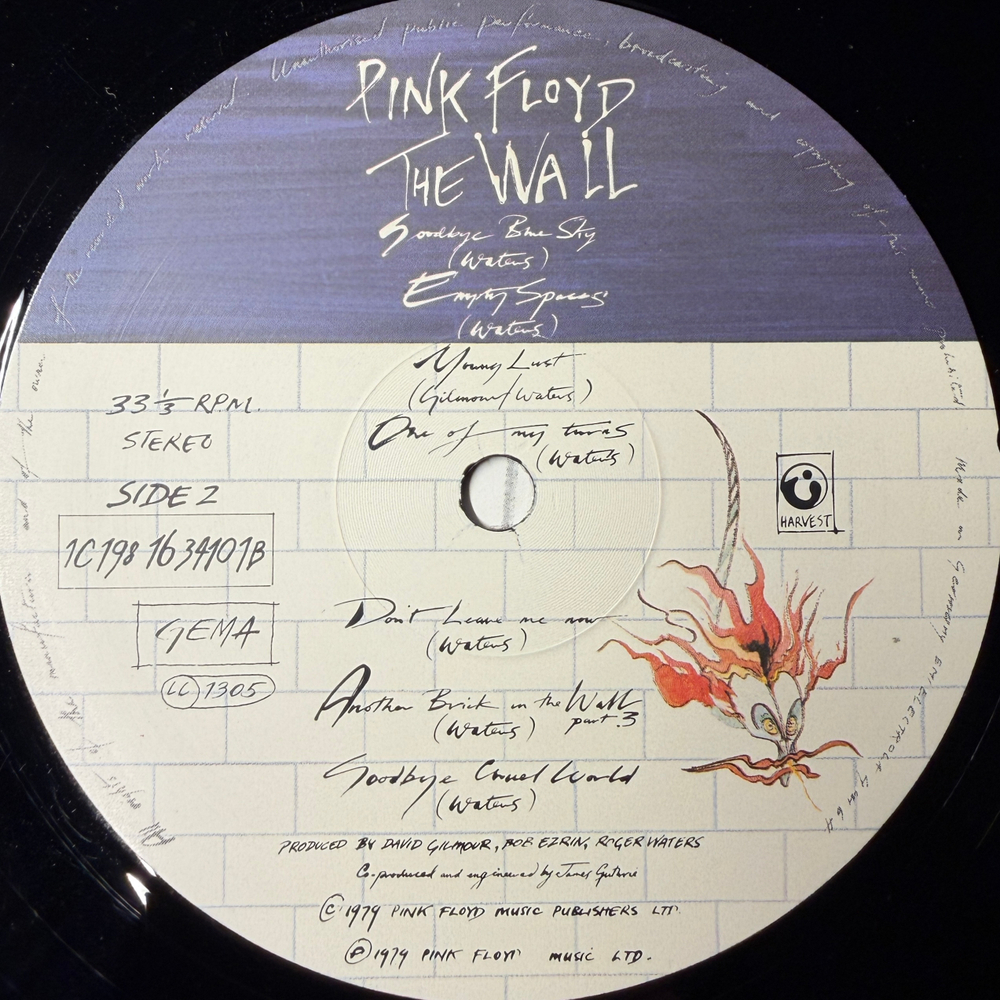 Pink Floyd ‎– The Wall 2LP (Германия)