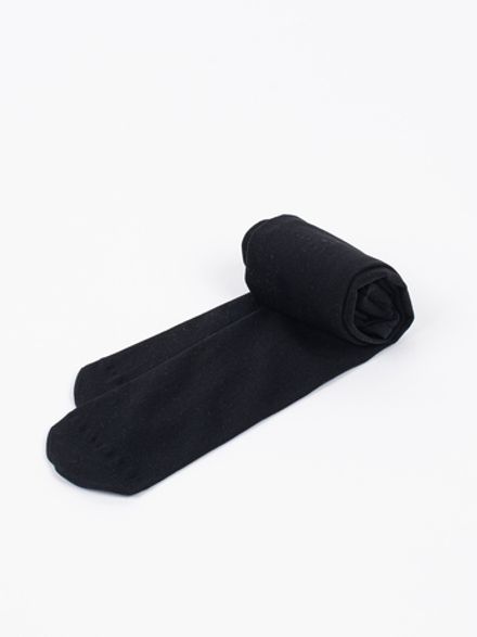 Колготки из микрофибры "Черные" 7+