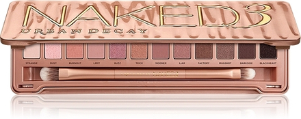 Urban Decay Naked3 - палитра теней для век с кисточкой, 12× 1,3 g