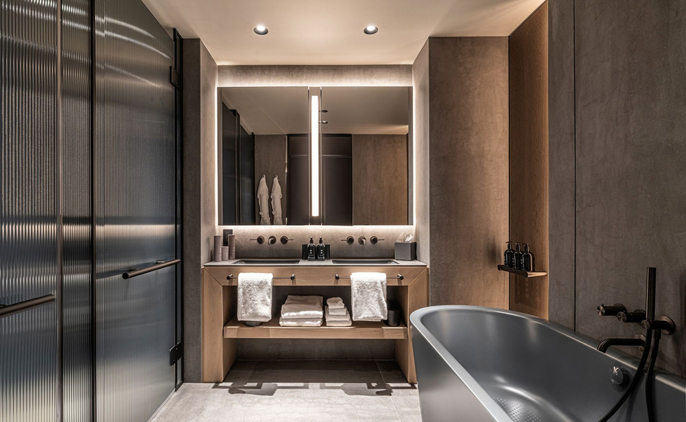 Полотенцедержатель Gessi 316, настенный, L600 мм, цвет Steel Brushed
