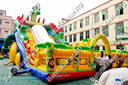 Батут "Пленительная Саванна",10x10x7 м