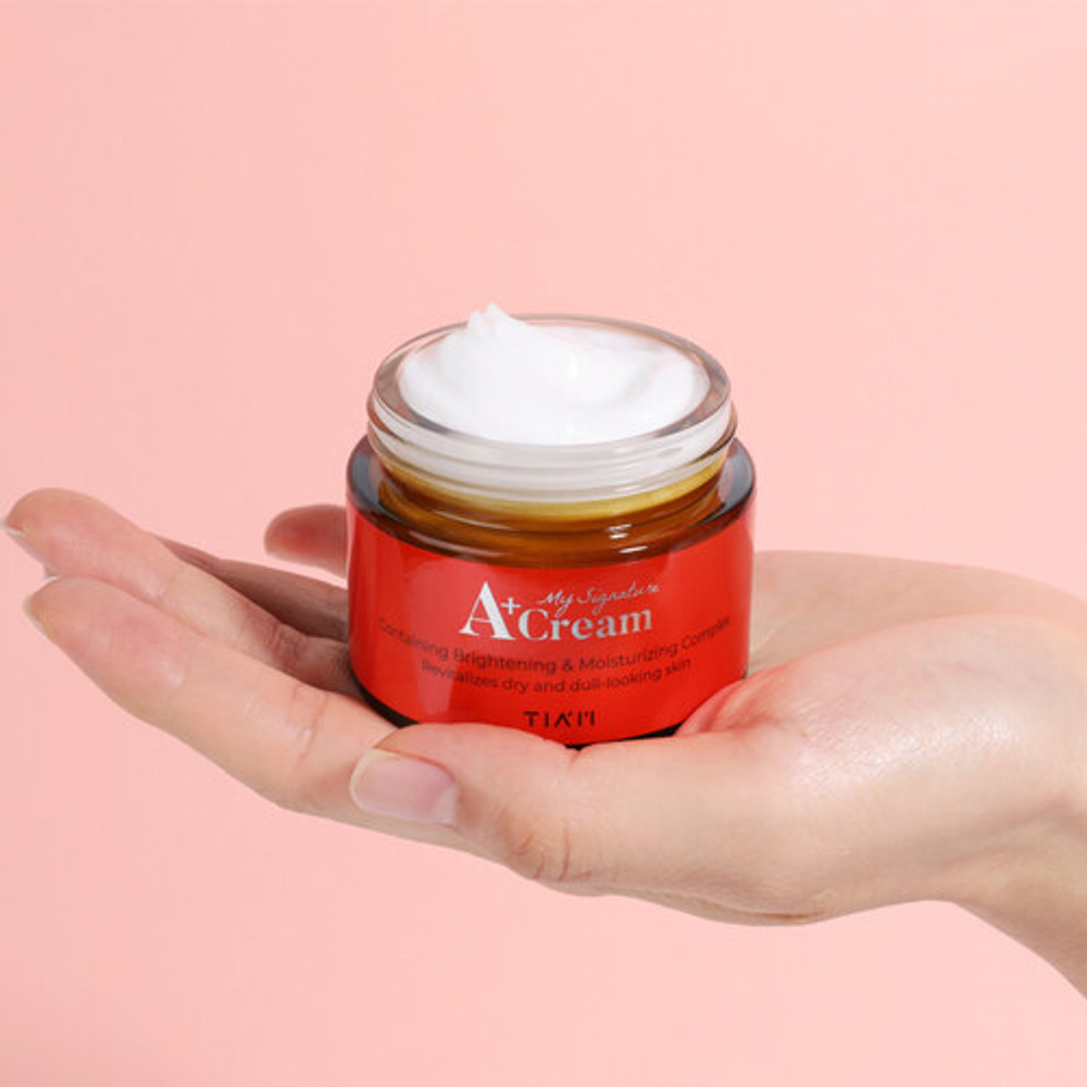 Антиоксидантный крем для лица с витамином С для сияния кожи TIAM My Signature A+ Cream