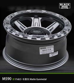 Диск колёсный литой BLACK MUD M590 R17 8,5 ЕТ0 Dark Matte Tint / Matte Gunmetal