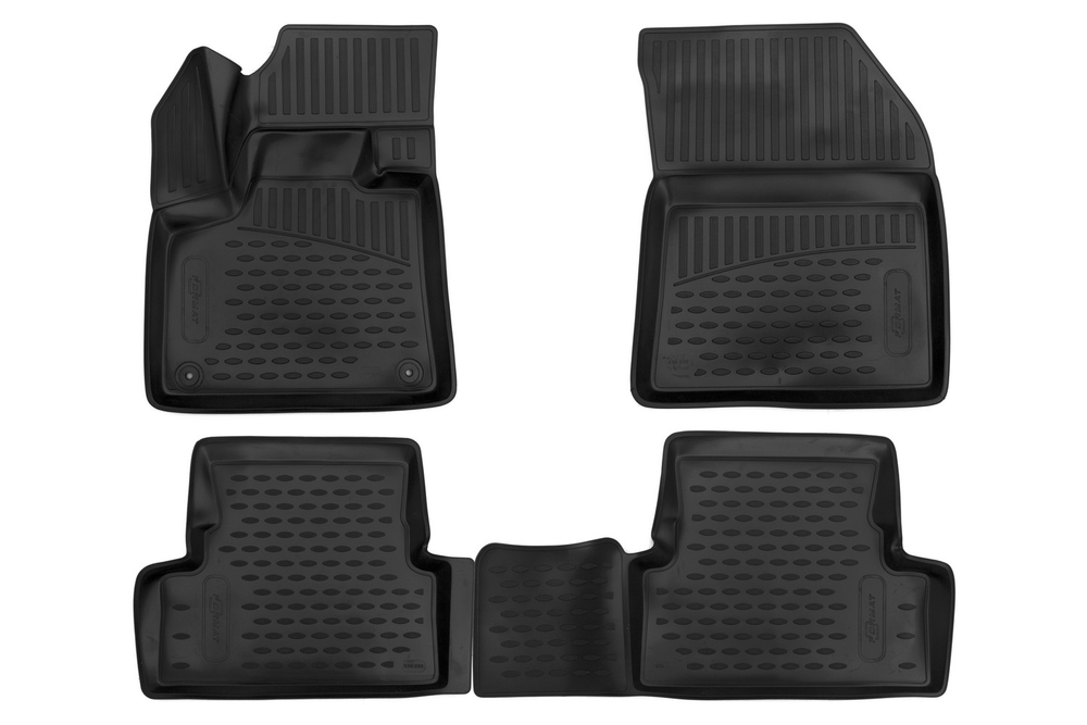 Коврики в салон для PEUGEOT 3008 2016-2023, SUV, 4 шт. (Повышенная устойчивость, повышенная износостойкость) FORMAT.3D3835210K