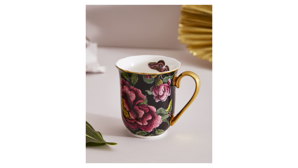 Кружка 340мл Spode Диковинные создания черная в подарочной коробке