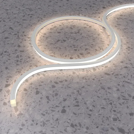 Гибкий неон 16х16 24В 10Вт/м 3000K IP67 10м (вертикальный изгиб) Led Strip 432016