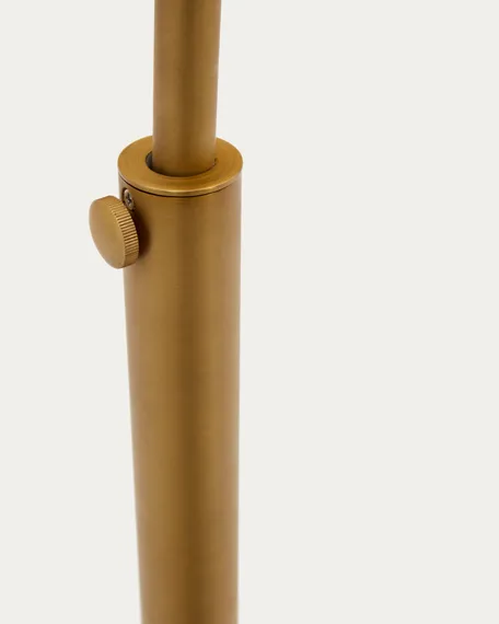 Торшер Madali 160 см, латунь, белый мрамор