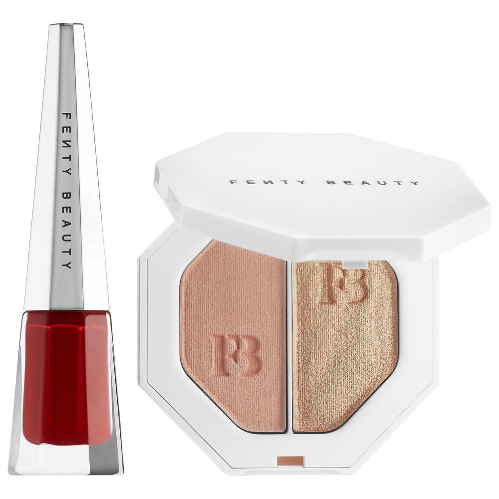 Fenty Beauty Stunna New Year Highlighter + Lip Set