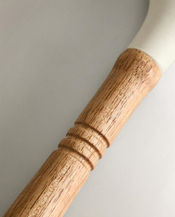 ZARA HOME КУЛИНАРНАЯ КИСТОЧКА ИЗ ДЕРЕВА И СИЛИКОНА, КРЕМОВЫЙ