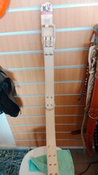 ошейник №45 2 слоя, неукрашенный, кольцо посередине