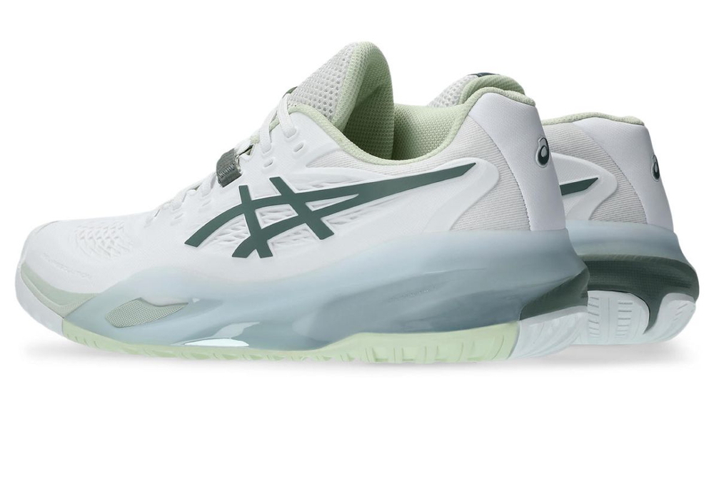 Женские теннисные кроссовки Asics Gel-Resolution X - white/monument blue