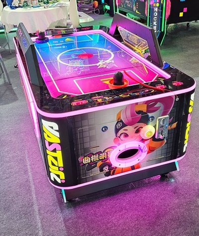 Аэрохоккей мини "Neon Blaster Kids"