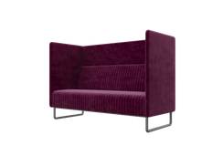 Bronks Диван двухместный BROS-2 Velvet lux 65/Металл Черный 1715*760*1180