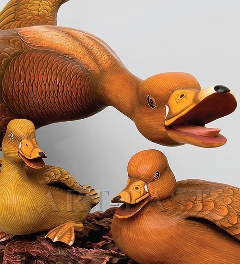 32-008 Фигура «Семейка уток» (о.Бали)