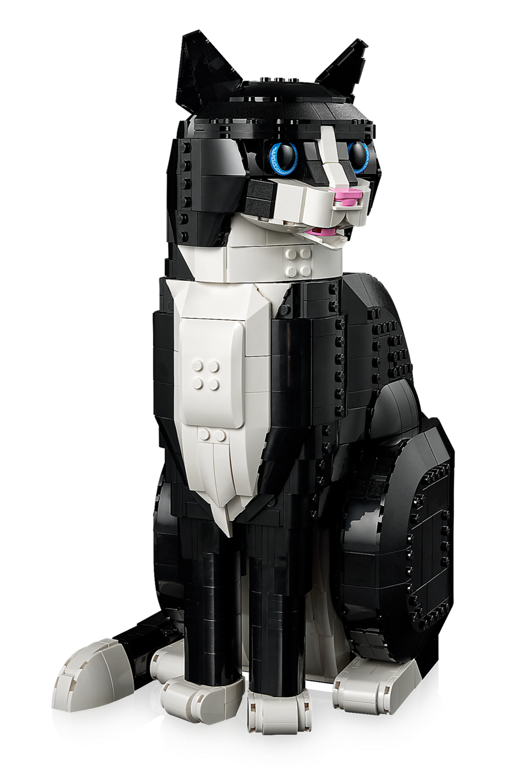 Конструктор Лего Айдиас Кот 21349 | LEGO Ideas Tuxedo Cat 21349 коллекционная модель чёрно-белого кота 1710 деталей 18+