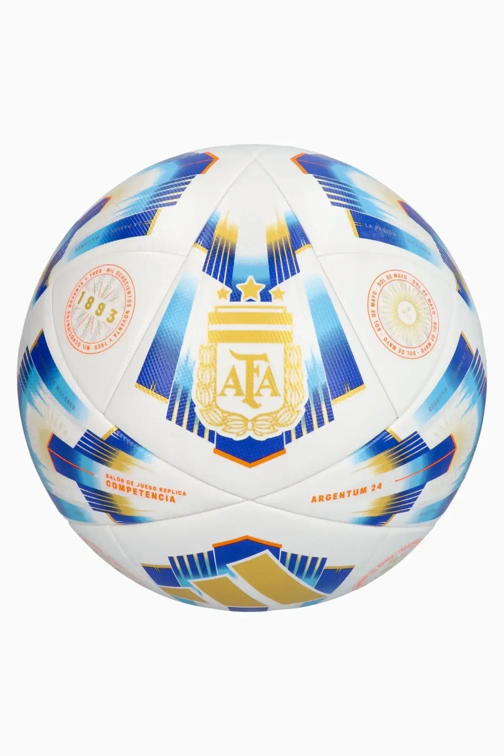 Футбольный мяч adidas Аргентина 2024 Competition размер 5 - белый