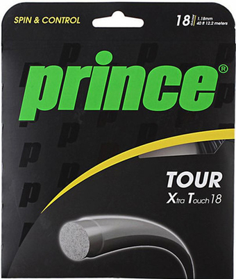 Теннисные струны Prince Tour Xtra Touch 18 (12,2 m) - черный