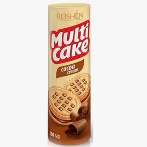 Печенье-сэндвич Roshen Multicake с молочно-кремовой начинкой 180 г