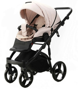 Детская коляска Adamex Lanti 2 в 1 LN-PS33 TIP (СВ.БЕЖ + СВ.БЕЖ. КОЖА)