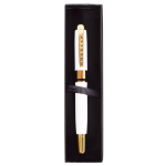 Ручка подарочная шариковая Alingar, 1,0 мм, синяя, круглый, цветной, металлический корпус, подарочная упаковка