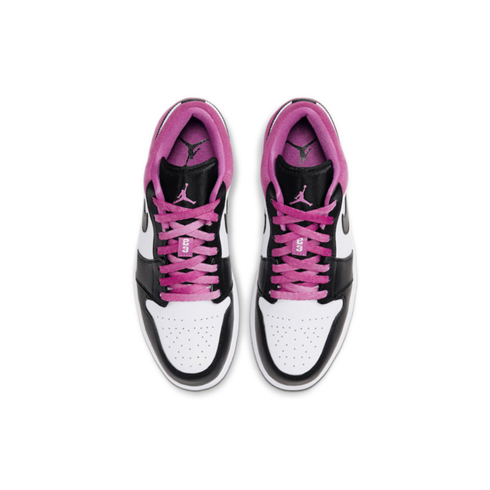 Кроссовки Air Jordan 1 Low Black Active Fuchsia
