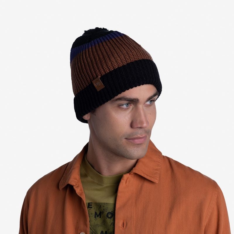 Вязаная шапка Buff Hat Knitted Elon Black Фото 4