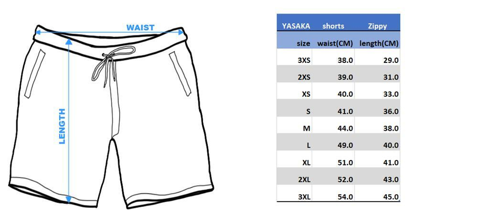 Yasaka shorts Zippy navy/white