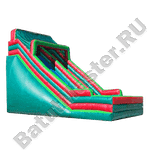 Детский надувной батут-горка "Крокодил Гена"