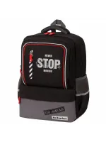 Рюкзак BRAUBERG STAR, "Stop", черный, 40х29х13 см, 229979