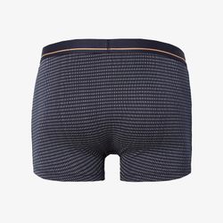 Мужские трусы боксеры темно-синие с узором Tom Tailor 70457/5646 636